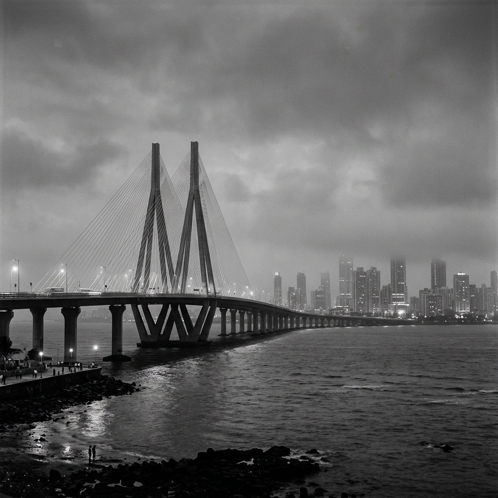 South Mumbai skyline at dusk